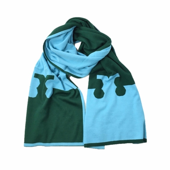 Tory Burch Serif-T Long Scarf, Norwood/River